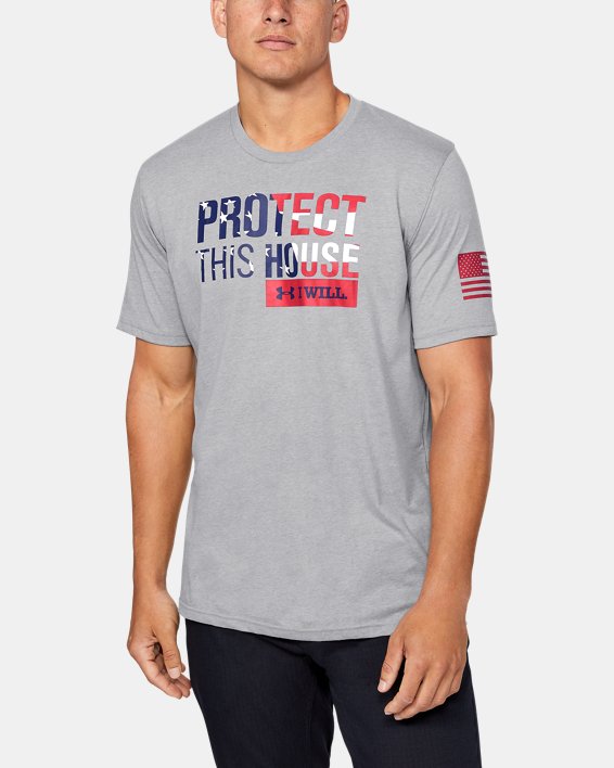 Men's UA Freedom PTH T-Shirt, Gray, pdpMainDesktop image number 0